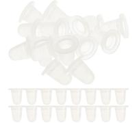SEWACC Vasos y Copas de Pigmento Silicona 200 Unidades U Pequeño Fácil de Limpiar Reutilizables para Profesionales y Aficionados en Micropigmentación