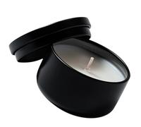 SEWACC Vela Eliminar Aromática Negra de Soja de Hierro en Cera Lata de Olores para Decoración Interior y Fiestas y Mesa de Cena