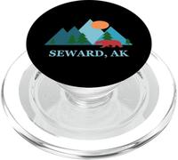 Seward Alaska AK Vacation Vintage Logo PopSockets PopGrip para MagSafe