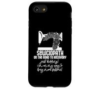 SEWCIOPATH Camino a recuperación Máquina de Coser Meme EN LA Parte Trasera Carcasa para iPhone SE (2020) / 7/8