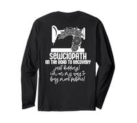 SEWCIOPATH Camino a recuperación Máquina de Coser Meme EN LA Parte Trasera Manga Larga