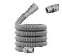Sewer Hose Kit, Adjustable Sewage Pipe, Foldable Drain Hose with Leak Resistant Fittings for Outdoor Vehicle Waste Disposal, Flexible Camping and Travel Accessory, Repair, Holiday Use, Gray