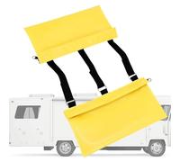 Sewer Weight Bag, Heavy Duty Rv Sewers, Pipe Fastening Device 9.84x5.12in, Authentic Prevents Dislodging, Rv Hose Weight for Waste While Dumping Yellow