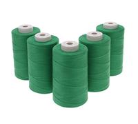 sewfil Dacor 120 - Pack de 5 bobinas de Hilo de Coser de poliéster (5 Conos x 5.000 Metros) 0010 - Verde