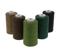 SEWFIL Dacor 120 - Pack de 5 bobinas de hilo de coser de poliéster (5 conos x 5.000 metros) - Mix 08 Forest