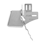 Sewing Angle Double Fold Single 165 Flatcar Elastic Band Hemmer Folder Professional Sewing Machine Accessories For Elastic Band Adjustment Inlet 20mm Silver Metal