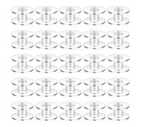 Sewing Bobbins - 25 Piece Thread Bobbins For Crafts Jewelry Clothes | PP Material With Class 15 Design, Compact Sewing Machine Accessories For Adults DIY Beads Cabinet Organization Home Projects