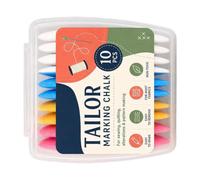 Sewing Chalk Pens - Washable Fabric Markers 10 Pack For Dressmaking