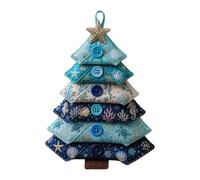Sewing Craft Kit | With Thread Christmas Tree Fabric Quilted Ornament