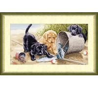 Sewing Cross-Stitch Kit A Fun Game. Our Pets