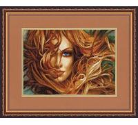Sewing Cross-Stitch Kit Girl. Fantasy