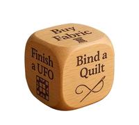 Sewing Dice, Engraved Tasks Tool For Winding, Crocheting Tasks Dice, Embroidery Sewing Quilting Knitting Weaving Home Studio Workplace Handcrafting
