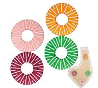 Sewing Fabric Weights Set - Pattern Holding Tools for Cutting Accuracy | Cast Iron Discs with Non Slip Silicone Base, Tabletop Stabilizing Accessories for Quilting Tailoring Projects 2x2x0.31in