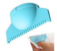 Sewing Finger Gauge, acolchado Edge Template, Precision Measurement Tool, Easy Grip Lock Design, Compact Silver, Great for Handmade Crafting Beginners Seniors Women Grandma