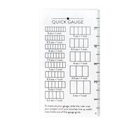 Sewing Gauge - Sewing Measuring Tools, Calculator No Counting Measuring Tools, Scale Knitting Stitching Counter Gauge For Yarn Needlework Quilting Fabric Pattern Scarf Keychain Home Projects