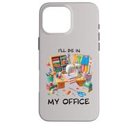 Sewing Lovers Sewer Quilter Quilting I'Ll Be In My Office Carcasa para iPhone 16 Pro MAX