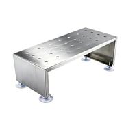 Sewing Machine Foot Stool - Stainless Steel Non-Slip Ergonomic Stand | Comfort Foot Rest Pedal Holder | for Women Mom Grandma Adults Families Sewing Crafting Support