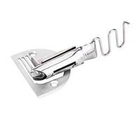 Sewing Machine Hemmer Folder Premium Heavy Duty Metal Hemmer Folder For Walking Foot Industrial Sewing Machine Leather Thick Material Binding Tool (Importado 14MM)