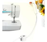 Sewing Machine Light - Plug in Gooseneck Beads with Magnetic Mounting Base - 360 Degree Rotation Craft Lamp - for Reading Office Bedroom Living Room Home Crafting Knitting Crochet