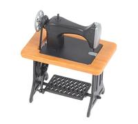 Sewing Machine Miniature - 1.8x1.1x2 Inch, 1:24 Scale, Furniture, Vintage | Realistic Miniature Sewing Model, Craft Accessory For Pretend Scene Props