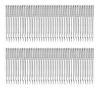 Sewing Machine Needles High Hardness Steel 100Pcs Durable Smooth Sewing Needles for Most Fabrics Sewing Machine Accessories Supplies Type 11 12 14 16 18 Optional (16#)