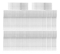 Sewing Machine Needles High Hardness Steel 100Pcs Durable Smooth Sewing Needles for Most Fabrics Sewing Machine Accessories Supplies Type 11 12 14 16 18 Optional (11#)