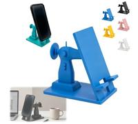 Sewing Machine Phone Stand,3D Retro Sewing Machine Phone Mount，Blue | 3D Printed Sewing Machine Cell Phone Holder,Hands-Free Smartphone Holder Desk Decor for Offices,Study Desks and Workbenches
