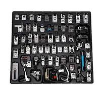 Sewing Machine Presser Feet Set Stainless Steel Multifunctional Sewing Machine Accessories for Household Old Sewing Machines 62 Pieces