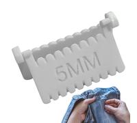 Sewing Measurement Ruler - Precision Guide for Tailoring Quilting | Clear with Printed Gradations, Flexible Layout Aid, Handheld Craft Tool for Accurate Fabric Marking 1.3x2.32x0.39 in