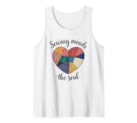 Sewing Mends The Soul - Costurera para mujer y niña Camiseta sin Mangas