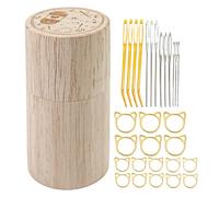 Sewing Needle Holder Wood | Embroidery Needle Storage Tube,Sewing Needles Holder Tubes, Wooden Cases, Embroidery Container Box For Needles And Others
