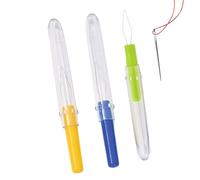 Sewing Needle Threader - Highly Durable, Lightweight Small Household Sewing Tool, Threade Floss | 3PCS Colorful Needle Threader For Elderly, People With Poor Eyesight, DIY Lovers