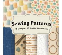 Sewing Patterns Scrapbook Paper for Junk Journals, Collage, and Paper Crafts: Dressmaking inspired pages for layering, backgrounds, and creative projects