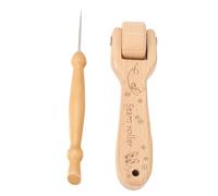 Sewing Roller Seam Roller Quilting Seam Roller Ergonomic Multifunctional Pressing Tool for Quilting Embroidery Projects Beech Wood Material 2 Piece Set