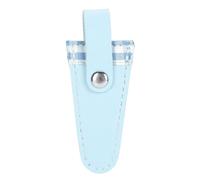 Sewing Scissors Sheath Protective PU Leather Scissors Cover Protector Embroidery Scissors Sheath for Embroidery Sewing Quilting (Azul)