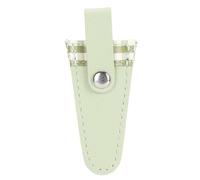 Sewing Scissors Sheath Protective PU Leather Scissors Cover Protector Embroidery Scissors Sheath for Embroidery Sewing Quilting (Wasabi Verde)