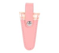 Sewing Scissors Sheath Protective PU Leather Scissors Cover Protector Embroidery Scissors Sheath for Embroidery Sewing Quilting (Rosa carne)