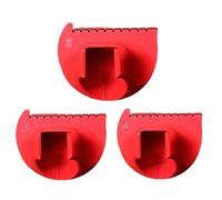 Sewing Templates, 2/3/4mm Edge Lock Knitting Tool with Thumb Guide, Finger Quilting Ruler Needle Measuring Guide for Machine Collars Cuffs