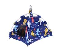 SEWOART 1 Pieza Tienda de Loros pájaro pequeño Tienda de Dormir para Loros Hamaca Cama de pájaro casa nidos de pajaros casita para pajaros Suministros para Mascotas Carpa de pájaros Blue