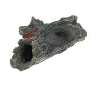SEWOART 1 Pieza tocón de pecera tocón de árbol del escondite del Acuario Madera a la arboles Artificiales Árbol Artificial decoración del Acuario Ornamento del Acuario Resina Brown