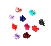 SEWOART 10 Piezas Colgantes De Borla De Bricolaje Encantos De Flores Borlas Colgantes Collar De Borlas De Damas Rosa Encantos Collares De Cristales Collar Mujer Colorful