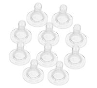 SEWOART 10 Piezas Tetinas de Silicona para Biberón de Leche de de Unidades para Alimentación de Animales Jóvenes y Resistentes Compatibles con Biberones de Leche