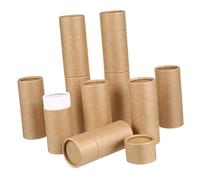 SEWOART 100 Uds Botella De Aceite Esencial Caja De Tubo De Papel Cajas De Embalaje De Botellas De Aceite Cajas Con Forma De Cilindro De Papel Cajas A Granel Latas De Tubo De Papel