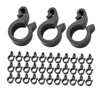 SEWOART 100piezas Clips Para Riego Plástico Duradero Abrazaderas Para Manguera Jardín y Invernadero Fijación Fácil Sin Herramientas Para Tubos Goteo