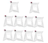 SEWOART 10piezas Bolsa Portátil para Envasar Unidades Reutilizable con Boquilla Bolsa Dispensadora De Vino para Bebidas para Viajes y Fiestas