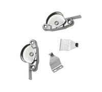 SEWOART 12 Juegos Cerraduras Antirrobo Inoxidable para Ventanas Candados con Ganchos Largos y Derecho Protección Segura para Hogar y Tienda