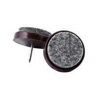 SEWOART 12 Piezas Almohadillas Fieltro con Tornillo para Patas de Muebles Protectores Antideslizantes Redondos para Sofás Sillas y Mesas Protección Suelos Parquet Laminado