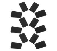 SEWOART 12 Piezas Juego de 12 Extensores de Patas para Muebles, Cuñas de Plástico Duro Negras Grandes, Almohadillas Niveladoras para Mesas, Sillas y Armarios, Protectores de Suelo para Uso