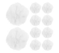 SEWOART 12 Pompones De Pelo Sintético Para Sombreros De Ganchillo Clips Esponjosos Para Zapatos De Mujer Pompones Decorativos Para Zapatos Para Sombreros Color