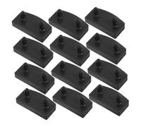 SEWOART 12piezas Tablero de Sofá Cama Tapas de Plástico para Listones de Madera Soporte de Repuesto para Cama Metálica Cubiertas Centrales